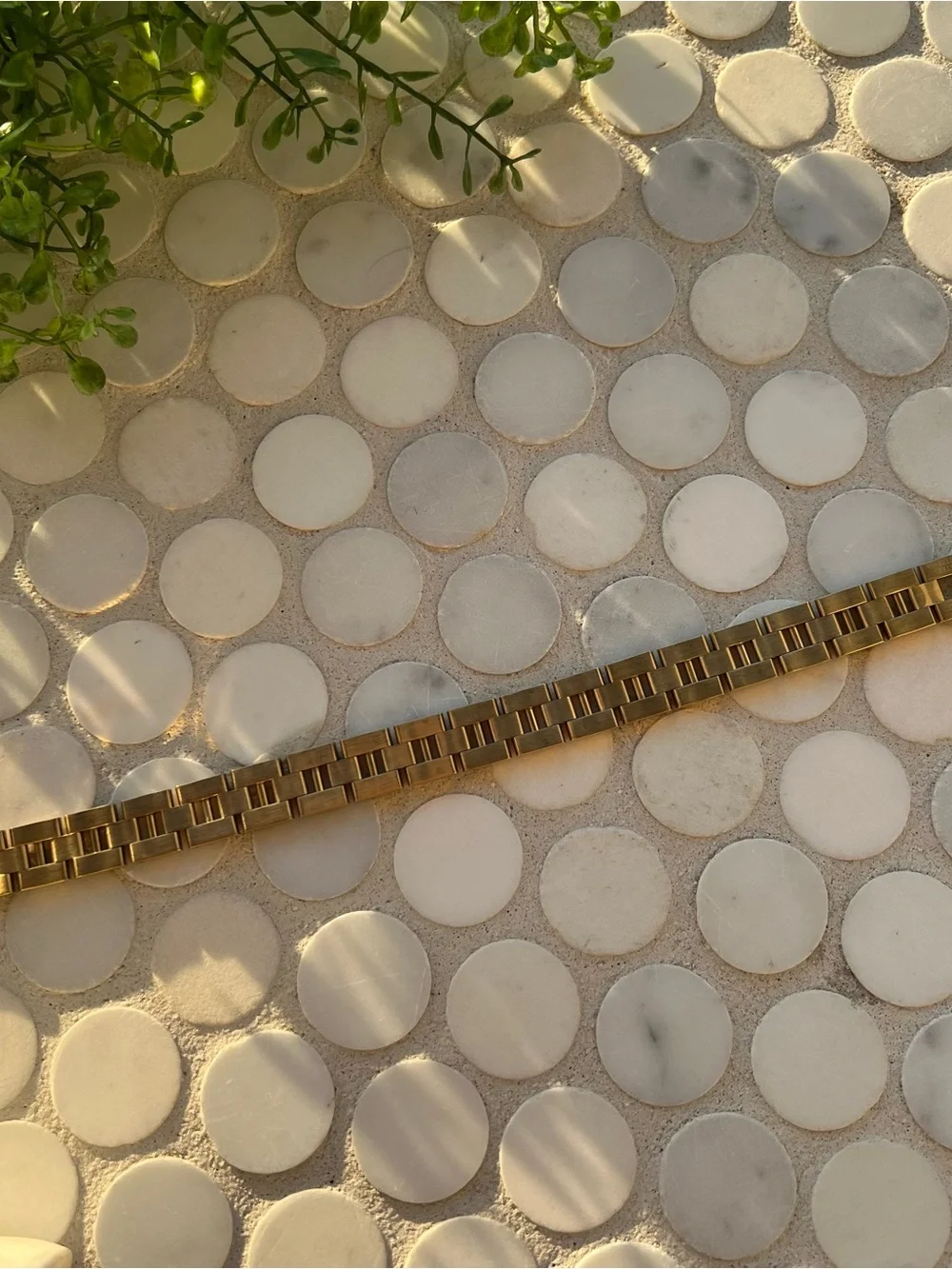 NWOT Mens Citizen yellow-gold-tone stainless steel bracelet